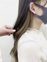 ビューバイネオリーブ 用賀店(Beau'r by neolive) グレージュカラーボブウルフ黒髪ココアベージュ