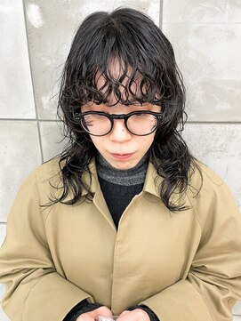 トゥコ(tuco) パーマポイント前髪パーマアンニュイミディアムウルフレイヤー