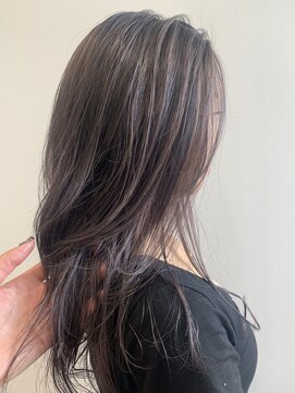 コワファースト  させぼ五番街店(COIFF1RST) バレイヤージュ×ラベンダーグレージュ