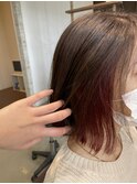 インナーカラー/レッド