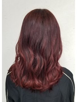 ヘアーアンドネイル ルシア(Hair&Nail Lucia) ふわふわピンクのワンカラー♪