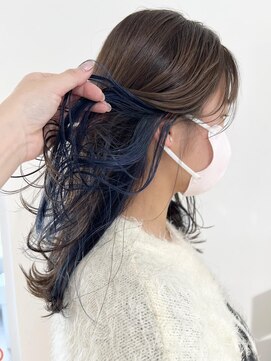 クラリス バイネオ 武蔵小杉(Claris by neo) インナーカラーで楽しむダークブルー