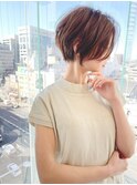大人美人ショート/長さのあるショートヘア/ショートカット