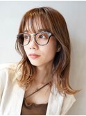 20代30代/小顔ひし形/大人かわいい/ウルフ/ミディアムレイヤー