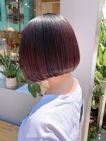 ボンド 三軒茶屋(Bond)&nbsp;ダークチェリーカラー・コンパクトボブ【三軒茶屋Bond】