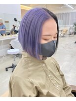 ニュート(Neut )&nbsp;ラベンダー×ブラック/ツートンカラー/デザインカラー