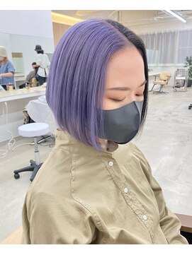 ニュート(Neut ) ラベンダー×ブラック/ツートンカラー/デザインカラー