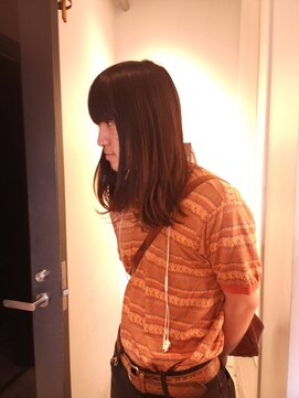 ブロック ジャポン(bloc japon) オン眉ロブスタイル