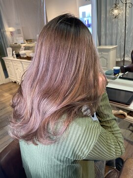 アフィナー 上大岡(Afinar) ♪【上大岡/Wakana】2ブリーチ×ピンクベージュ