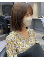 ロンドアヴァントゥス 池袋(Lond aventus)&nbsp;韓国レイヤー/韓国風/ボブ/髪質改善/黒髪/ブリーチなし〔池袋〕