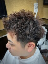 ヒロギンザバーバーショップ 大宮店(HIRO GINZA BARBER SHOP)&nbsp;スパイキーショート　パーマ　大宮