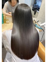 エイチエムヘアー サッポロ(HM HAIR Sapporo) ブルーブラック×髪質改善トリートメント×髪質改善カラー