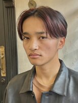 カムジーヘッドカミノウラ(COMEGHEAD KAMINOURA)&nbsp;センターパートメンズマッシュパーマニュアンスパーマ刈り上げ