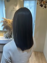 アンド ラ ブランシュ(&.La Blanche)&nbsp;レイヤーカット/オリーブベージュ/夏のヘアアレンジ/髪質改善