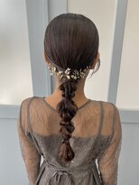 ユウホウ(YUHOU)&nbsp;編みおろし　タイトヘア　フィンガーエイト