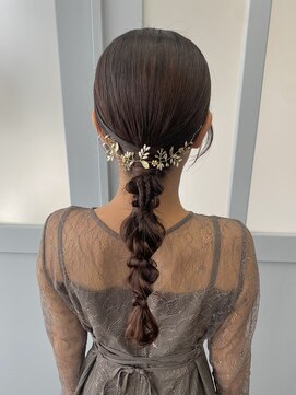 ユウホウ(YUHOU) 編みおろし　タイトヘア　フィンガーエイト