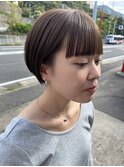 ワイドバングショート