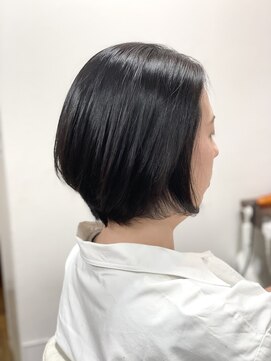 ジールヤマグチ 朝霧駅前店 【髪質改善、水素カラー】ショートボブ★