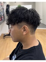 ビカム 名駅(become)&nbsp;【スパインカールパーマ】フェードカットスパイラルパーマ名古屋