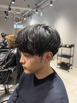 テクト バイアッシュ 吉祥寺店(Tect by Ash) 黒髪ナチュラル無造作刈り上げマッシュ