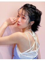 サロン ド ユーア(salon de yuua) オレンジカラーで目元強調メイク