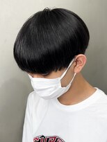 エルマーク 神戸三宮(L-MARK)&nbsp;黒髪マッシュナチュラルマッシュメンズヘア韓国ツーブロック