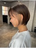 髪質改善　インナーカラー　似合わせボブ