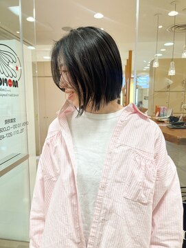 モリオ フロム ロンドン サッポロファクトリー店(morio FROM LONDON) morio札幌 レイヤーボブ 外ハネボブ