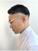 大人のツーブロック