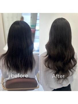 ガルボヘアー 心斎橋店(garbohair) お客様before&after#プルエクステ#心斎橋エクステ