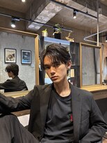 メンズココ メンズパーマ 韓国ヘア 日本橋店(MENS COCO)&nbsp;フェザーパーマメンズセンターパート