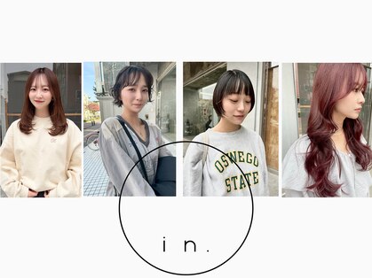 イン(in.)の写真