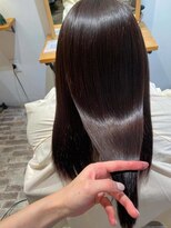 ニノット 武蔵小杉(○nino.) オリーブグレー/小顔に見せるヘア/ココアベージュ/縮毛矯正