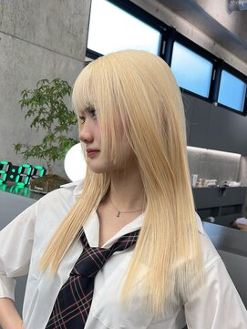 【ホワイトブロンド/顔周りカット】しまゆー