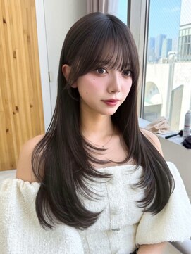 耳にかけても可愛い結べるレイヤーカット