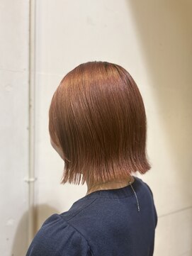 オーガニックマインド 坂戸 鶴ヶ島(organic+mind) 冬カラー◎大人可愛い赤髪ボブ×艶髪暖色カラー