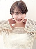 似合わせカット 大人ガーリー クールショート イメチェン