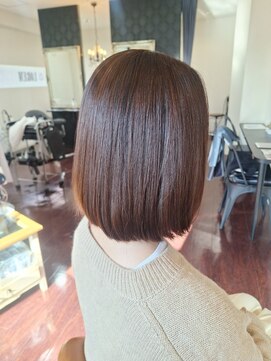 ローレン(LOREM) まとまりボブ×王道ブラウンカラー12.18黒髪