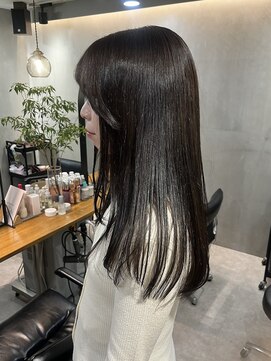 スタンド バイ ヘアー アンド コーヒー 恵比寿(STAND By HAIR & Coffee) nuance olive