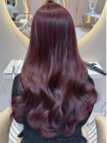 ロンド アンブル 四条烏丸(Lond ambre) 平野実花/ブリーチなし/ダブルカラー/ラベンダー/レッド/ピンク