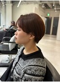 カット×ナチュラルブラウン