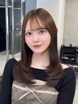 セラン 表参道(Celan)&nbsp;縮毛矯正/髪質改善/グレージュ/前髪縮毛矯正/ロングレイヤー