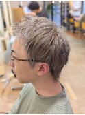 ショートウルフ×グレージュ