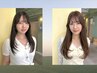 【透明感】ミディアム・ロングレイヤー+グレージュカラー+マーブ+TR