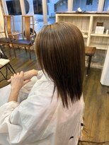 楽流頭 オブヘアー(of hair)&nbsp;白髪老化ケアメテオストレート+ハイライト白髪ぼかし