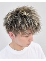 メンズ レオ 南森町店(men's LEO)&nbsp;ツイスパ×メッシュ×ツーブロック×刈り上げ