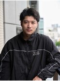無造作束感×ラフショート