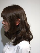 ヘアスペースアオ(hair space a.o.) 重めふんわりガーリースタイル