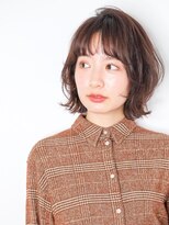 ★岡田有加★20代30代/ウルフ調外はねボブ【ベース顔】