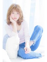 ネオリーブアイム 横浜西口店(Neolive aim)&nbsp;ブルージュカラーとシースルーバングで♪